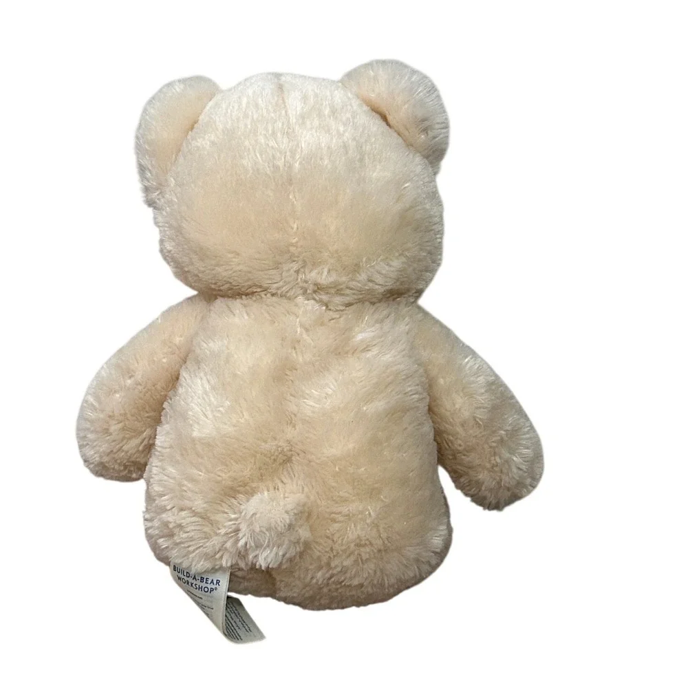 Build-A-Bear Workshop Lil Cub Pudding Cream Teddy Bear Plush 2019 1071792 - Picture 4 of 8